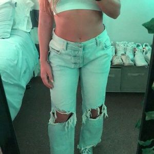 Free People Maggie Mid Rise Jeans
